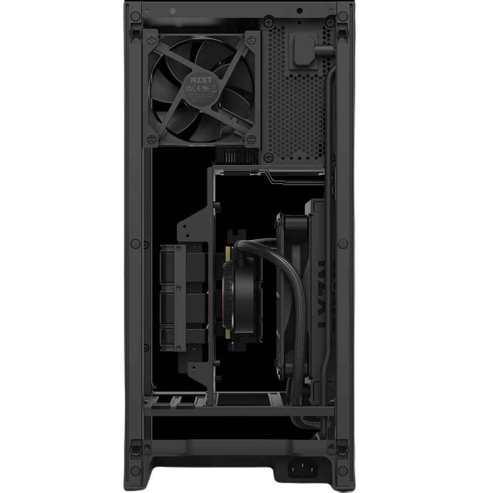 Vỏ case máy tính NZXT H1 Version 2 / Mini ITX / Kèm nguồn + Tản Nhiệt / Bảo hành 3 năm - Màu Đen