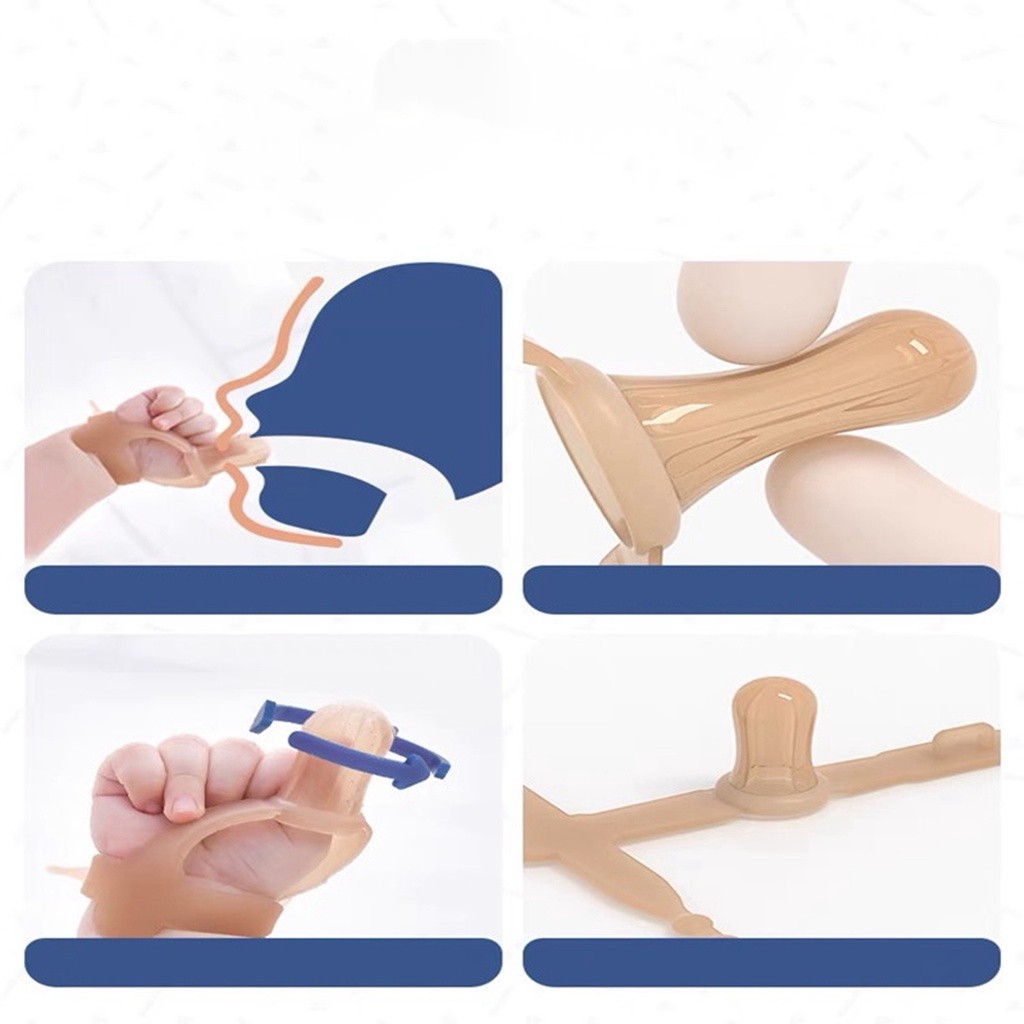 Bọc Ngón Tay Cái Bằng Silicone Bảo Vệ An Toàn Cho Bé Sơ Sinh