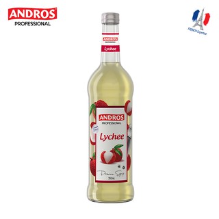 ANDROS - SYRUP Vải (Lychee) - Nguyên liệu pha chế - 700 ml