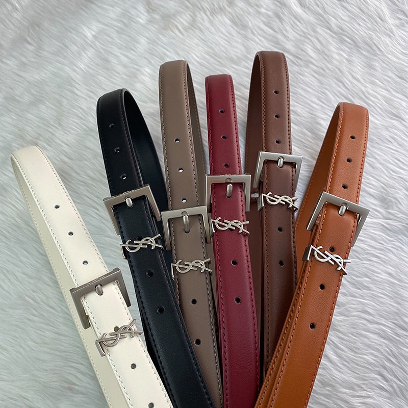 Ysl Thắt Lưng! Thắt Lưng Unisex Dùng Làm Quà Tặng Sinh Nhật Mới
