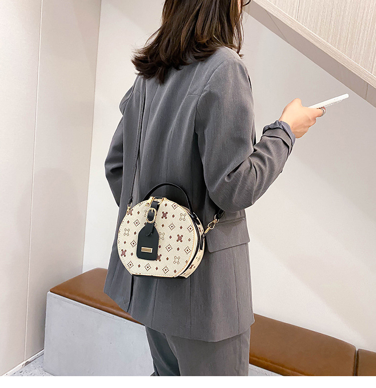 Túi xách Jasmin Noir kiểu tròn nhỏ phong cách retro sang trọng thời trang cho nữ