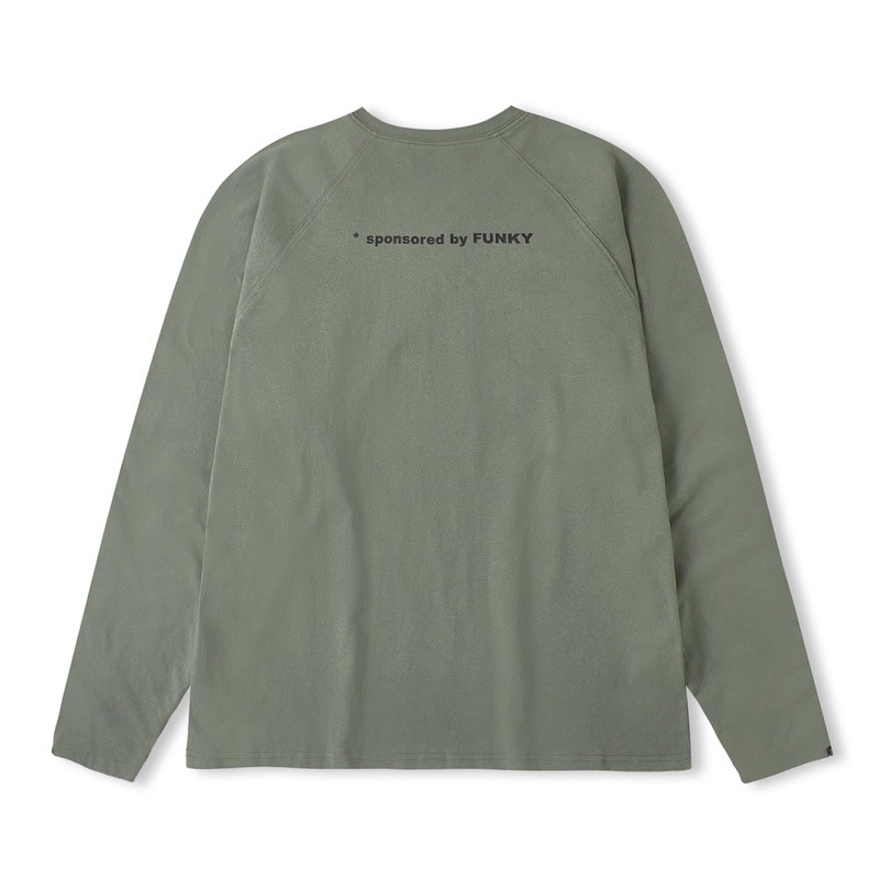 ÁO FUNKY LONG SLEEVE MOSS GREEN ( XANH RÊU)