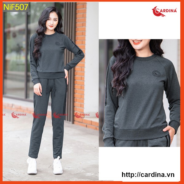 Đồ Bộ Nữ 𝐂𝐀𝐑𝐃𝐈𝐍𝐀 Bộ Nỉ Thu Đông Cao Cấp Cotton Da Cá Tự Nhiên Mềm Mại Tôn Dáng - NiF5 | BigBuy360 - bigbuy360.vn