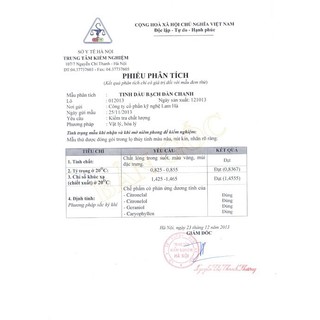 Tinh Dầu Bạch Đàn Chanh ( dầu khuynh diệp) - Hãng Lam Hà 10ml/50ml/100ml