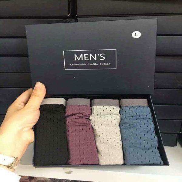 Combo 4 chiếc quần sịt nam - quần sịt thông hơi thoáng mát,3 màu đẹp mê