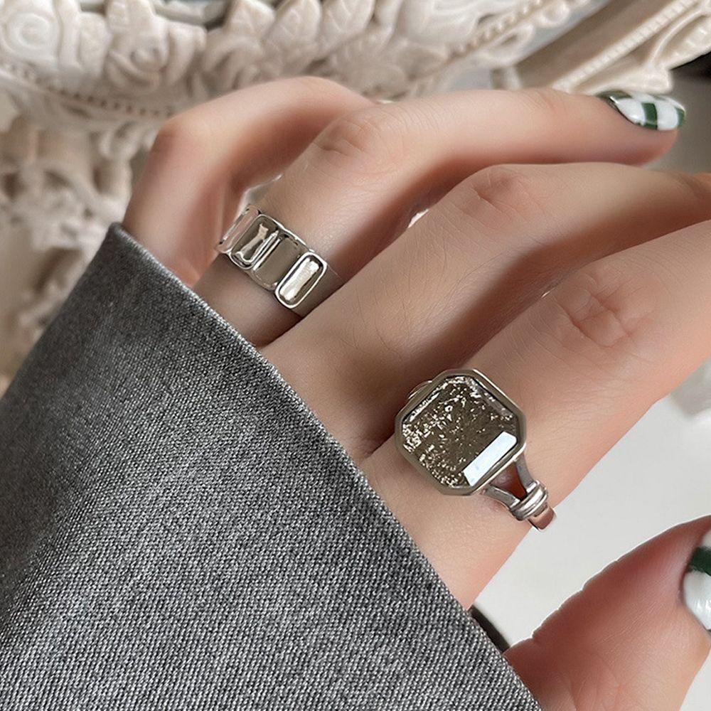 Nhẫn Hở Phong Cách Retro Sáng Tạo Có Thể Điều Chỉnh Cho Nữ
