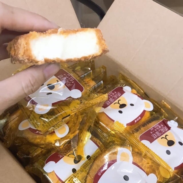 HỘP 30 CHIẾC 1,2KG BÁNH TRÀ BÔNG RUỐC GẤU