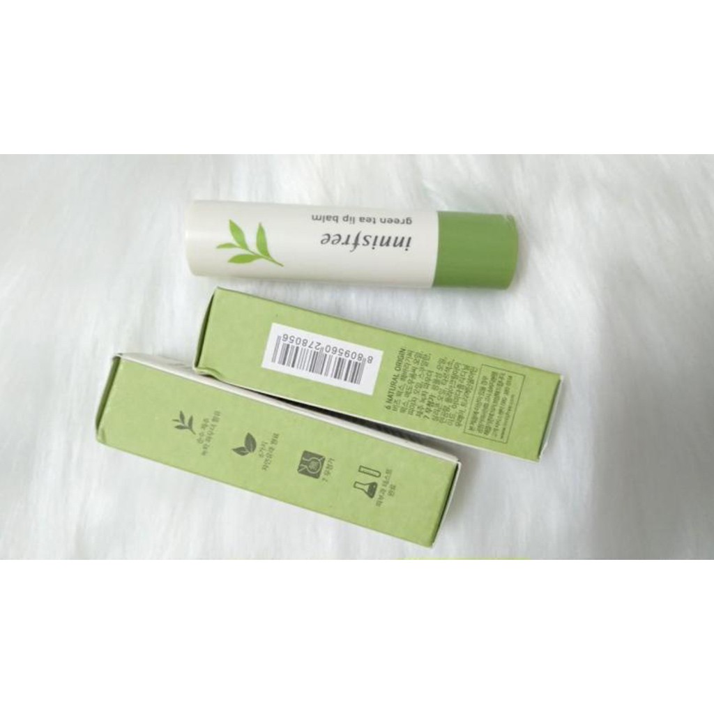 Son Dưỡng Trà Xanh Innisfree Green Tea Lip Balm 3.6g