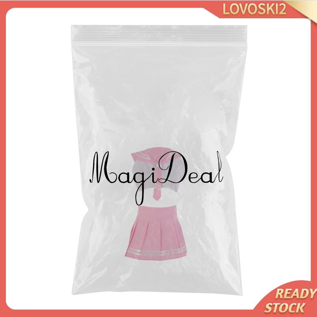 Women School Girl Uniform Nightclub Cosplay Costume Outfit Lingerie Set Pink