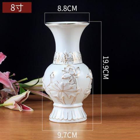 Lư hương bình bông đĩa thờ cúng bạch ngọc hoa sen nổi gốm sứ