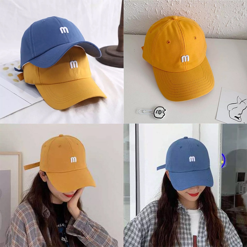 Nón kết thêu chữ M thời trang Hàn Quốc