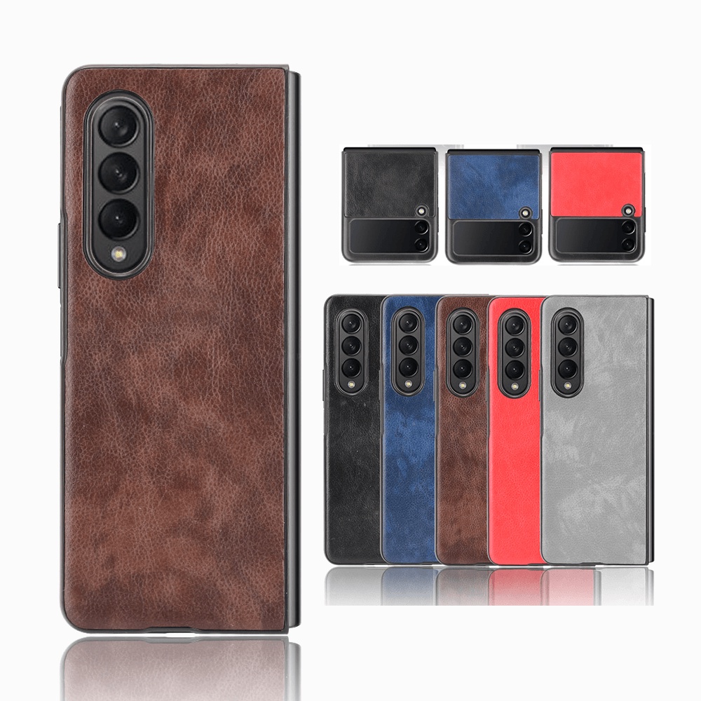 Ốp Bao Da Điện Thoại Sành Điệu Cho Samsung Galaxy Fold 2 Z Flip 3 Ốp