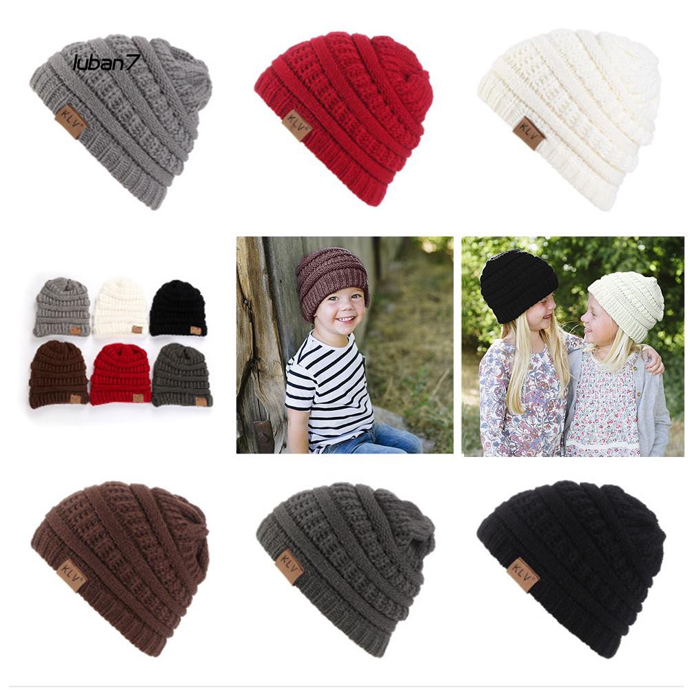 Mũ Len Beanie Thời Trang Giữ Ấm Cho Bé