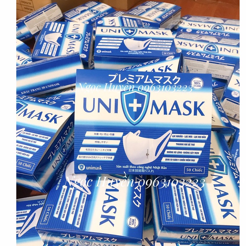 [Hộp 50c] Khẩu Trang 3D MASK Chính Hãng
