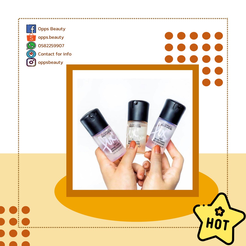 [CHỈ CÒN 1][MAC] Xịt cố định trang điểm MAC FIX PREP + PRIME FIX+