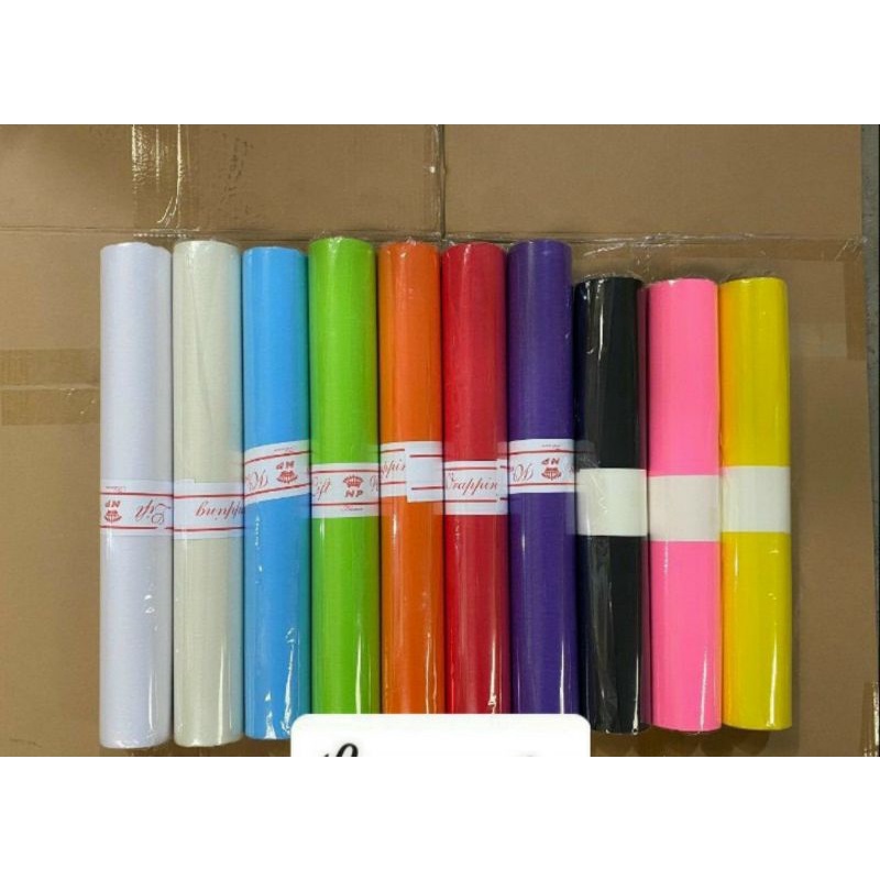 Lụa cuộn gói hoa tươi bó hoa sáp