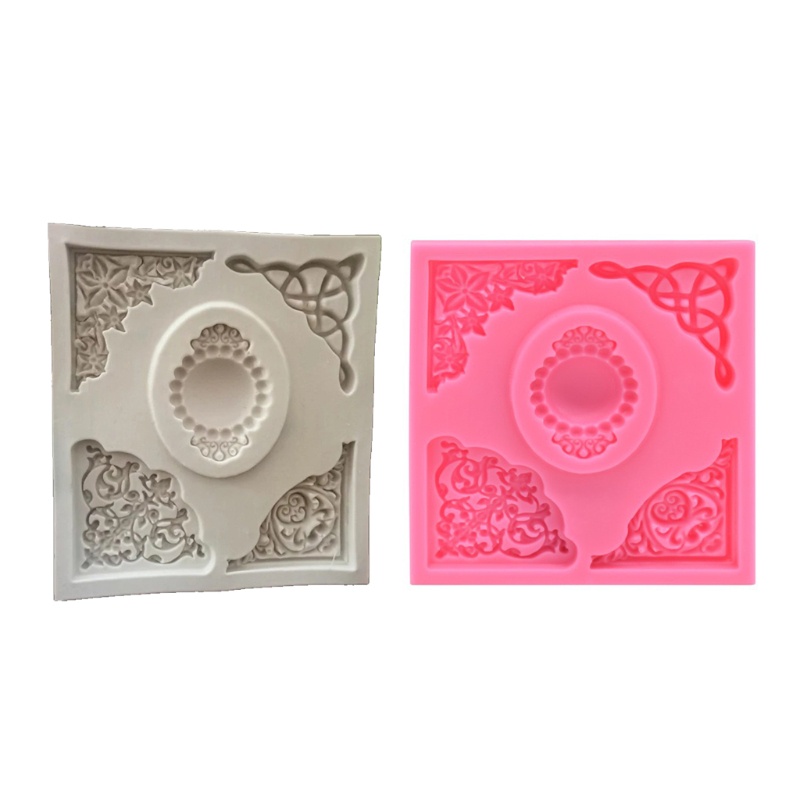 Khuôn Silicone Tạo Hình Khung Ảnh Trang Trí Bánh DIY