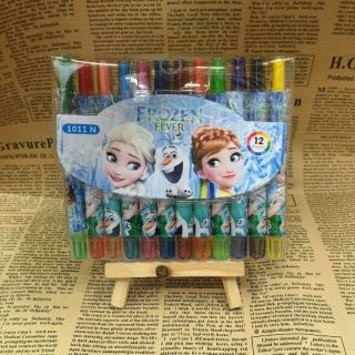 Bút sáp vặn 12 màu elsa - loại đẹp