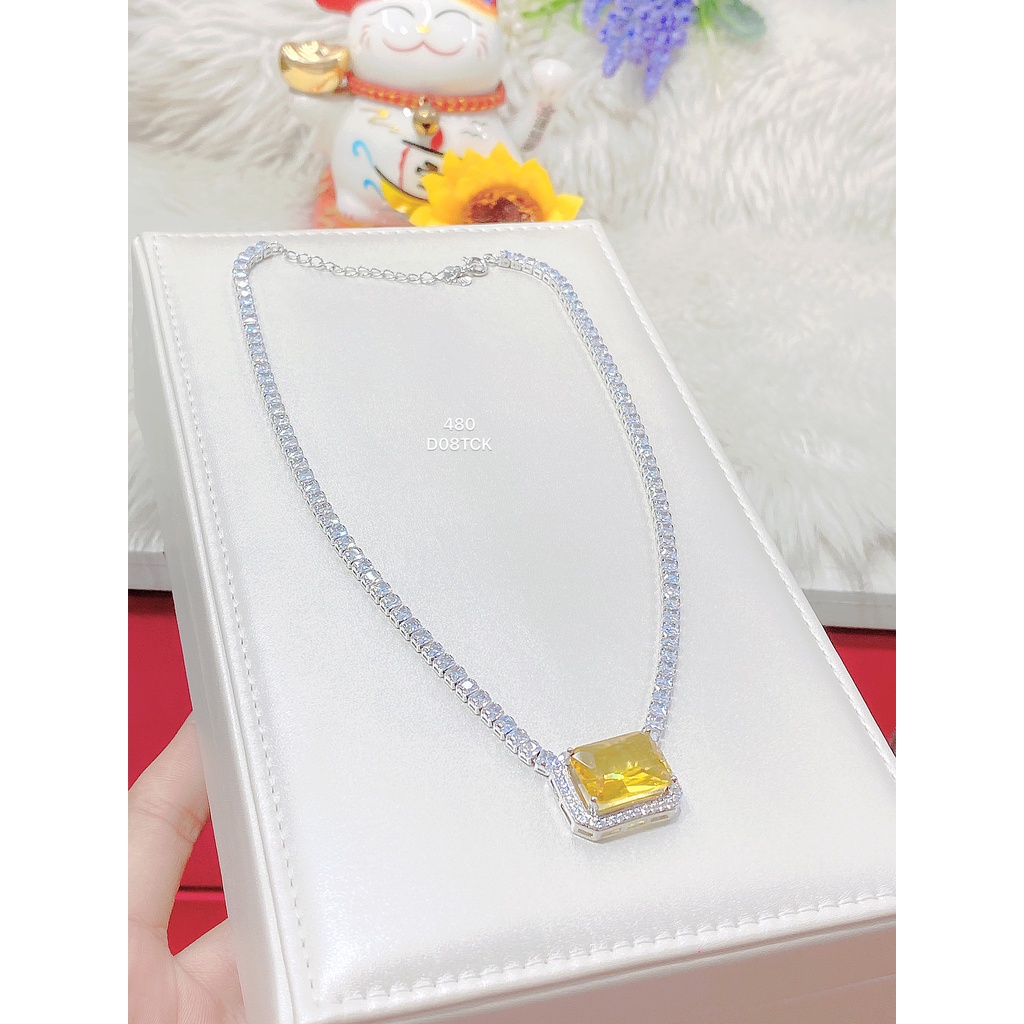 Dây chuyền nữ UHA cho độ sáng lấp lánh cao , bền màu DC88