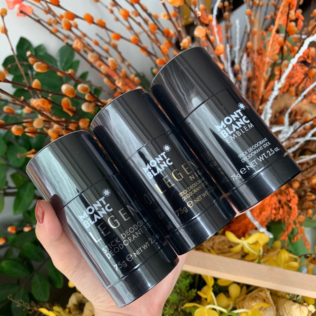 Sáp Lăn Khử Mùi Mont Blanc 3 loại có sẵn: Legend/ Legend Night/ Emblem Stick Deodorant 75g