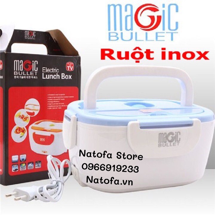 - HỘP CƠM CẮM ĐIỆN, GIỮ NHIỆT RUỘT INOX304, Ủ CƠM NÓNG NHANH MAGIC