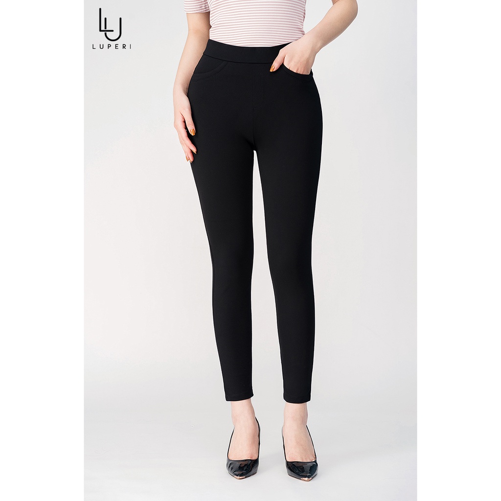 Quần Legging Cạp Cao LUPERI Siêu Dai Nâng Mông Gen Bụng Định Hình Eo Tôn Dáng, Không Cắn Chỉ Không Bai, Không Xù LP539