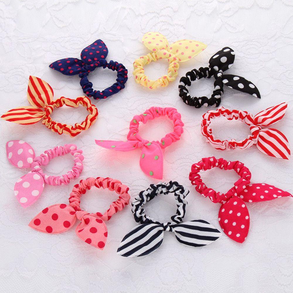 Set 10 / 20 / 30 Dây Cột Tóc Đuôi Ngựa Co Giãn