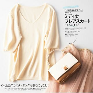 ÁO LEN NỮ CỔ TIM DÁNG BASIC