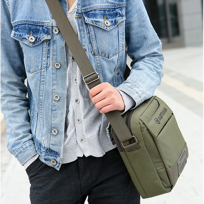 Túi đeo chéo nam, vải chống thấm nước cao cấp,chất vải bền đẹp, nhiều ngăn chứa đồ, phong cách thời trang trẻ Hàn Quốc | BigBuy360 - bigbuy360.vn