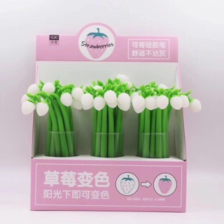 Bút mực nước quả dâu tây&cherry ( đổi màu khi ra nắng)