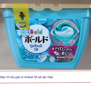 Viên giặt gelball 3D xuất xứ nhật