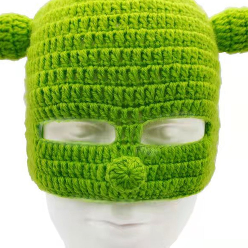 Mũ beanie Trùm Đầu Đính Tai Quái Vật Vui Nhộn Cho Nam Và Nữ
