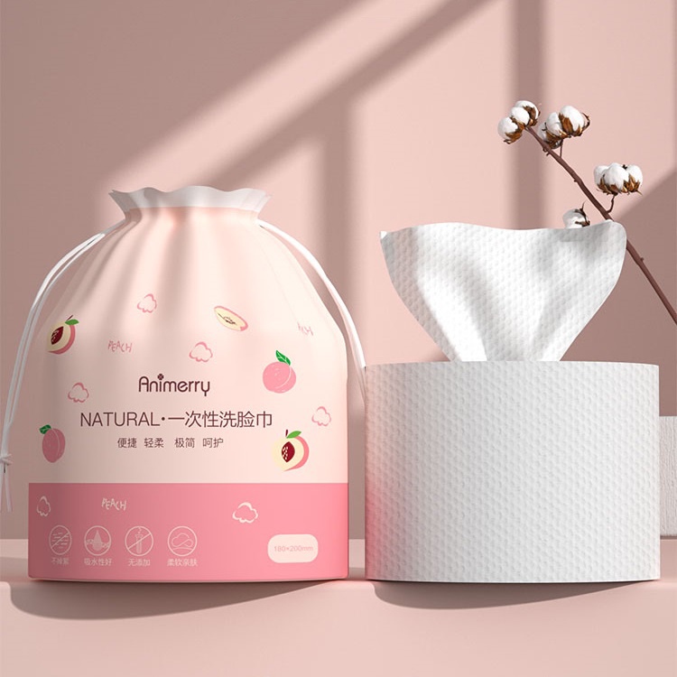 Khăn lau mặt dùng 1 lần Animerry - Khăn giấy khô đa năng tiện lợi dạng cuộn 40