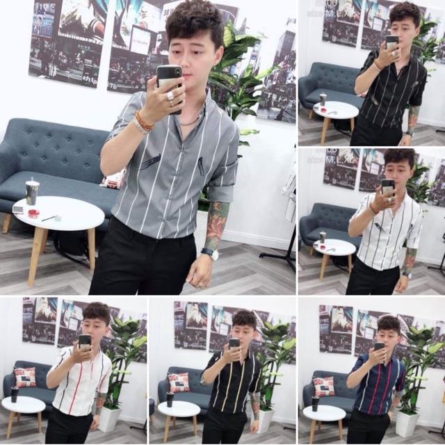 ÁO SƠ MI NAM KẺ SỌC