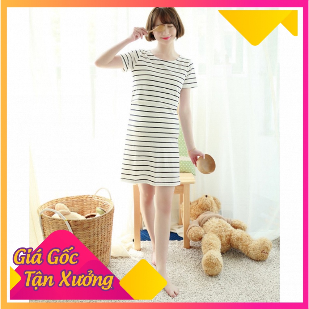 {XẢ KHO} Váy bầu đa năng chất cotton cực đẹp