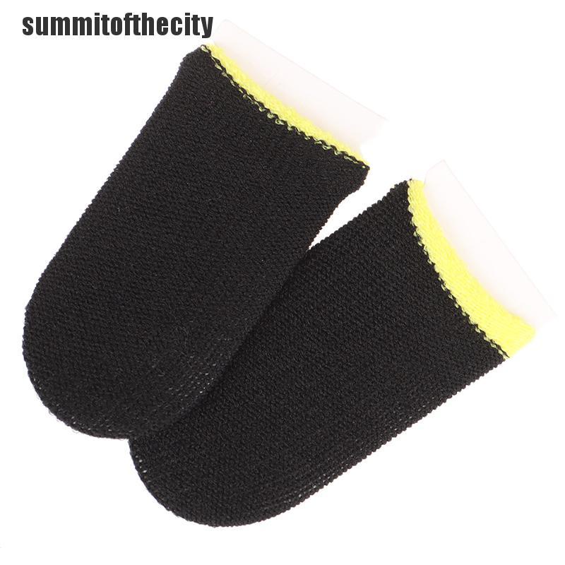 1 Cặp Bọc Ngón Tay Chống Mồ Hôi Chơi Game Điện Thoại Cảm Ứng