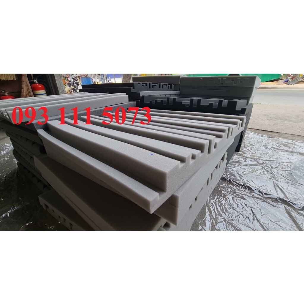 Mút Xốp Cách Âm Tiêu Âm Hình Sóng  KT 50x50cm