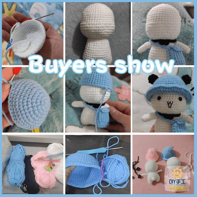 Búp Bê Đan Len Thủ Công DIY Dành Cho Cặp Đôi