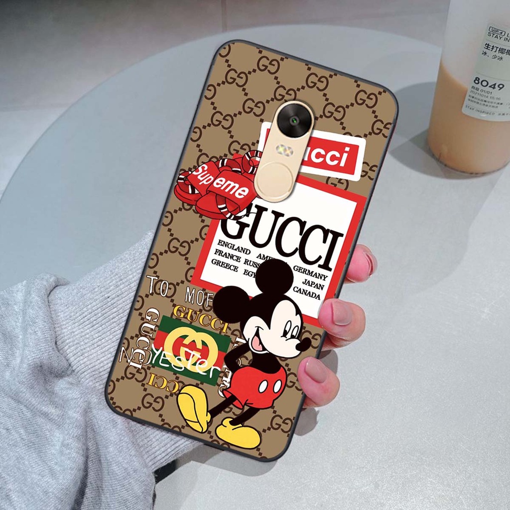 Ốp lưng Xiaomi REDMI NOTE 4 / NOTE 4X hình thương hiệu, thời trang, cute, đáng yêu