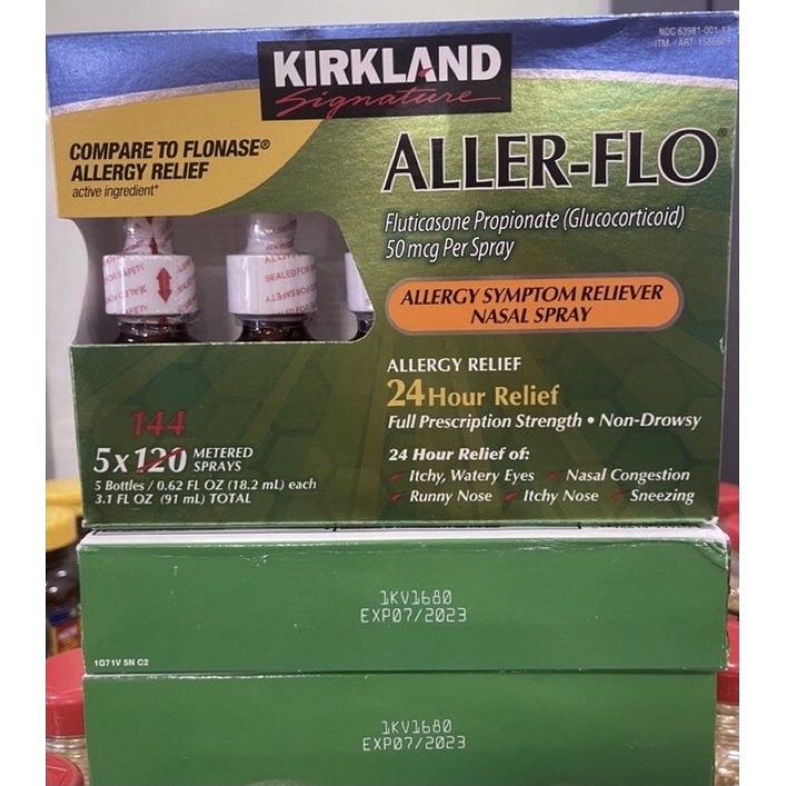XỊT XOANG Kirkland Aller- Flo - CHUẨN USA DATE 2024