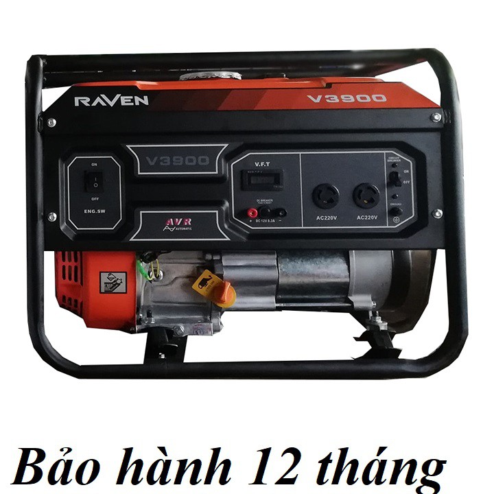 Máy Phát Điện Chạy Xăng 3Kw Raven V3900