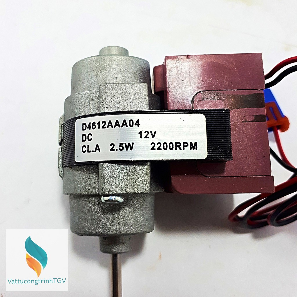 Motor quạt tủ lạnh DEAWOO DC 12v - 2.5w (Thay thế)