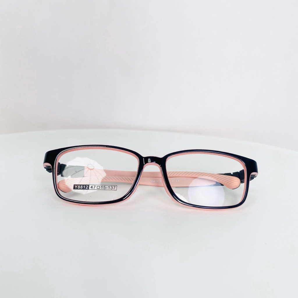 Gọng kính nhựa thời trang trẻ em nam nữ siêu nhẹ siêu bền OURESS y8812