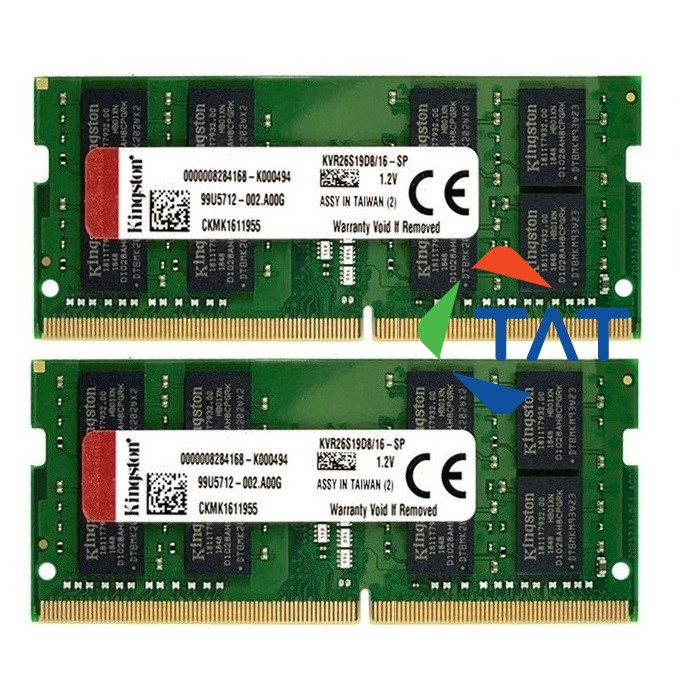 Ram Laptop Kingston 16GB DDR4 3200MHz KVR32S22D8/16 - Mới Bảo hành 36 tháng