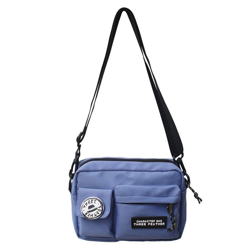 Túi Đeo Chéo Hình Vuông Nhỏ Bằng nylon Đơn Giản Thời Trang Hàn Quốc Mới Dành Cho Nữ