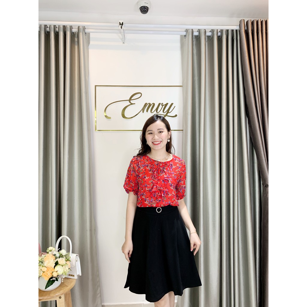 [Mã WASTUP giảm 10% tối đa 30K đơn 99K] Áo voan hàn hoa bèo ngực Emvy - A6 | BigBuy360 - bigbuy360.vn