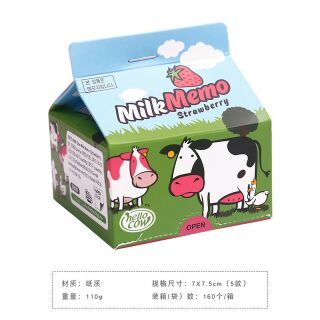 Giấy nhớ hình hộp sữa