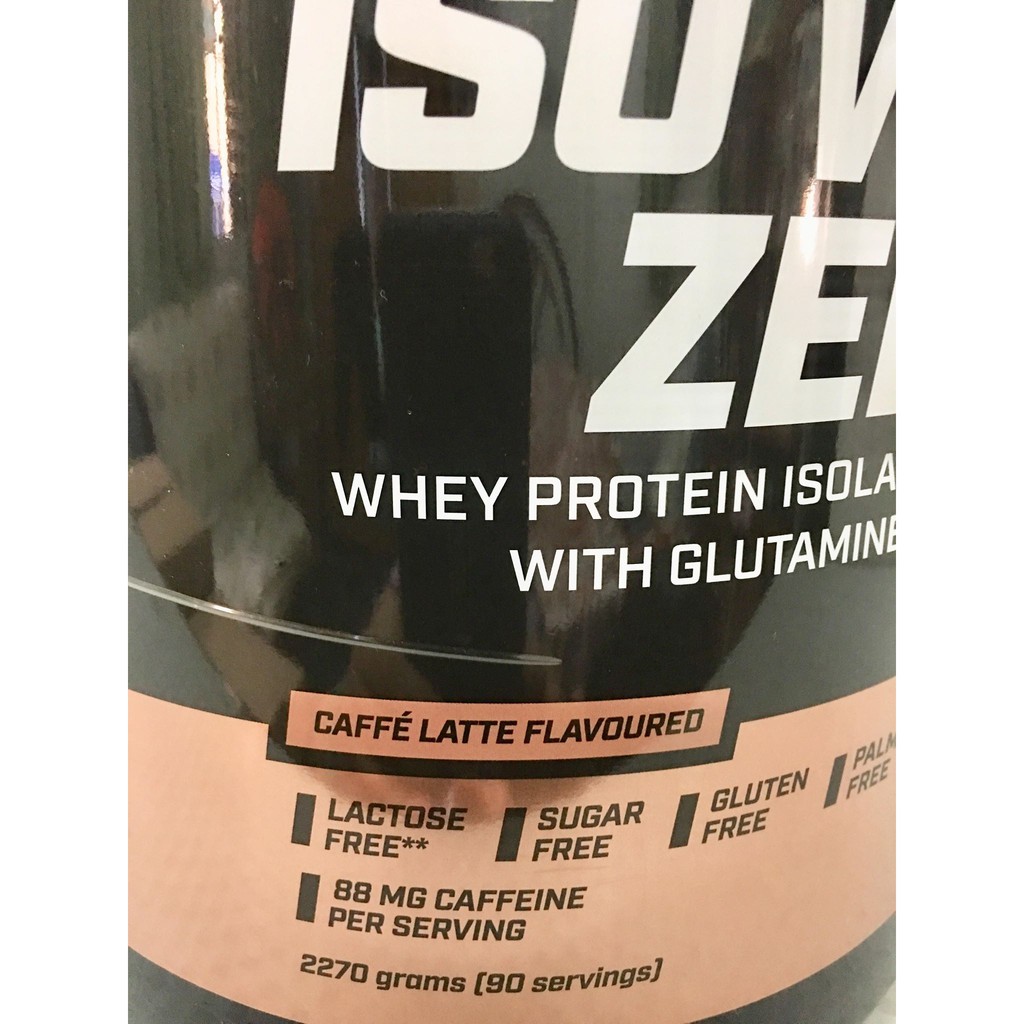 Iso Whey Zero 2,3kg Cafe Latte – Sữa bổ sung đạm + Cafein nguyên chất hỗ trợ giảm mỡ cho người tập thể thao