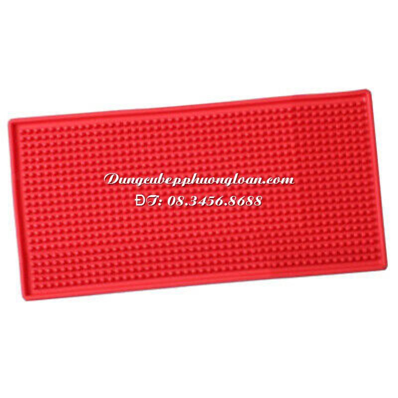 Thảm Lót Cao Su Quầy Bar 15x30 cm hàng dầy (Rubber Bar Mat)