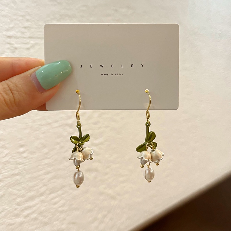 Khuyên Tai Dạng Móc Hình Bông Hoa Phong Cách Mori Phong Cách Cổ Điển Độc Đáo Cho Nữ F994